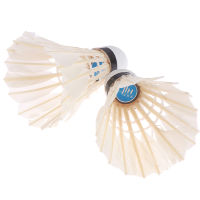 12 Pcs White Goose Feather Badminton Sport Shuttlecocks Durable Training Ball