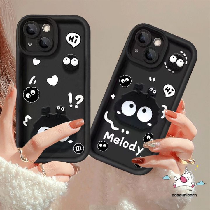 เคสนิ่มสำหรับ-samsung-a14-a10s-a13-a24-a11-a23-a02s-a12-a50-a02s-a50s-a04s-a31-a52s-a20น้อยน่ารักคู่รักที่มีปีกสีดำ