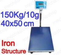 เครื่องชั่งดิจิตอลตั้งพื้น MACATA Iron Steel TZ Series platform weighing scale 150kg/10g โครงสร้างเหล็ก ฐาน 40*50cm รุ่น TZ-150,มี RS232 เชื่อมต่อคอมพิวเตอรืได้