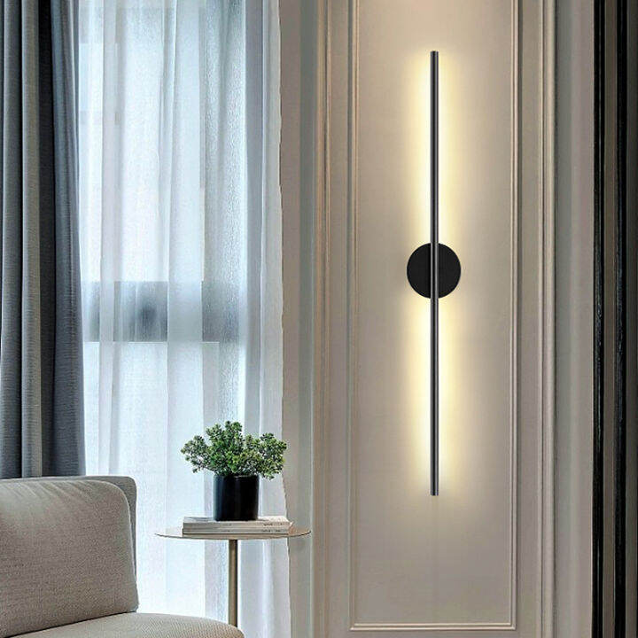 Seville 600mm Led Wall Lamp Modern Long Wall Light For Home Bedroom ...