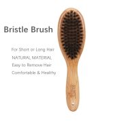 Premium Boar Bristle Brush for Pet dogs cats Grooming MassageShine amp; Condition pets hairRemove floating hair