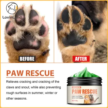 Natural dog clearance paw moisturizer