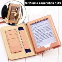 ?ส่วนลด?สมาร์ทหนัง PU เคสสำหรับ Funda Kindle Paperwhite EReader 1/2/3 (7th รุ่น-2012/2013/2015/2017ปล่อย) Sleep/Wake อัตโนมัติ