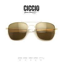 DRH แว่นกันแดด CICCIO  ซิคซิโอ รุ่น Classic ทรง AO #เลนส์กระจกแท้ แว่นตาแฟชั่น  แว่นตากันแดด