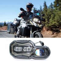 ไฟหน้า LED ของรถมอเตอร์ไซค์สำหรับ BMW F650GS F700GS F800GS ADV ผจญภัย F800R ไฟมอเตอร์ไซค์ LED โคมไฟหลอดไฟหน้า