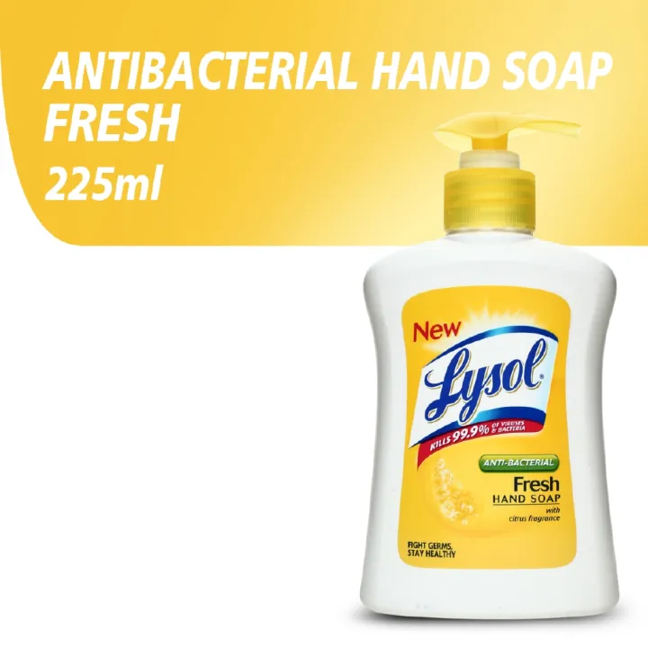 Lysol Antibacterial Hand Soap Fresh , Skin Care or Original 225ml