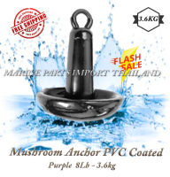 สมอเรือ Anchor Accessories for Canoe, Kayak , Jet Ski, SUP, Paddle Board - 8 lbs - 3.6kg Folding Mushrooml Boat Anchor FT Marine