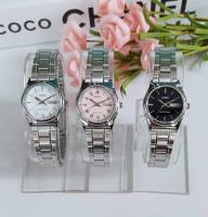 นาฬิกา Casio แท้ รุุ่น LTP-V006D-4B ,LTP-V006D-1B2 ,LTP-V006D-7B2 นาฬิกาข้อมือผู้หญิง สายสเตนเลสสีเงิน - ของแท้ 100% รับประกันสินค้า 1 ปีเต็ม