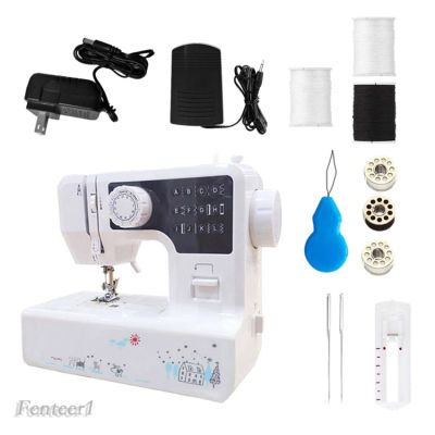 [FENTEER1] 1Pcs Household Portable Sewing Machine Beginner Tailor Machine with LED Lamp