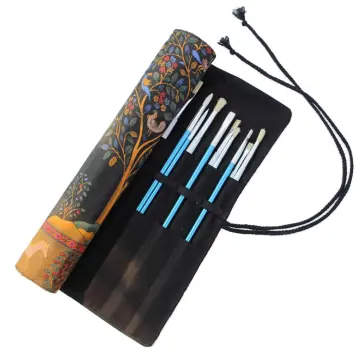 New Portable 49 Holes Paint Brush Pen Holder Watercolor Paint Brush Holder  Stand Painting Supplies For