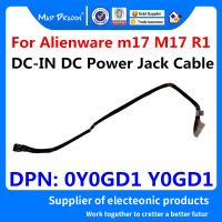 แล็ปท็อป17นิ้วใหม่ DC IN สายเคเบิล DC-IN DC Power Jack สำหรับ Alienware M17 R1 Alien M17 r. 1 Orion17 Y0GD1 0Y0GD1