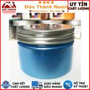 Bột camay nhũ ánh kim pha Epoxy Resin màu XANH DA TRỜI - BLUE 50g