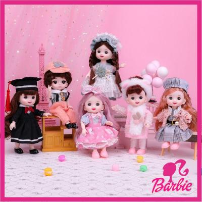 Barbiestyle Barbiepink Barbiecore ชุดบาร์บี้ บาร์บี้ บาบี้ ตุ๊กตาบาร์บี้ ตุ๊กตาน่ารัก มินิมินิ ของเล่นเด็กเล่น ตุ๊กตาเจ้าหญิง ข้อต่อ13ข้อ โมเดลเจ้าหญิงแบบ ชุดของเล่นสำหรับเด็ก เสื้อผ้าแต่งตัวขึ้น ข้อต่อขยับได้ ตุ๊กตาเจ้าหญิง BJD