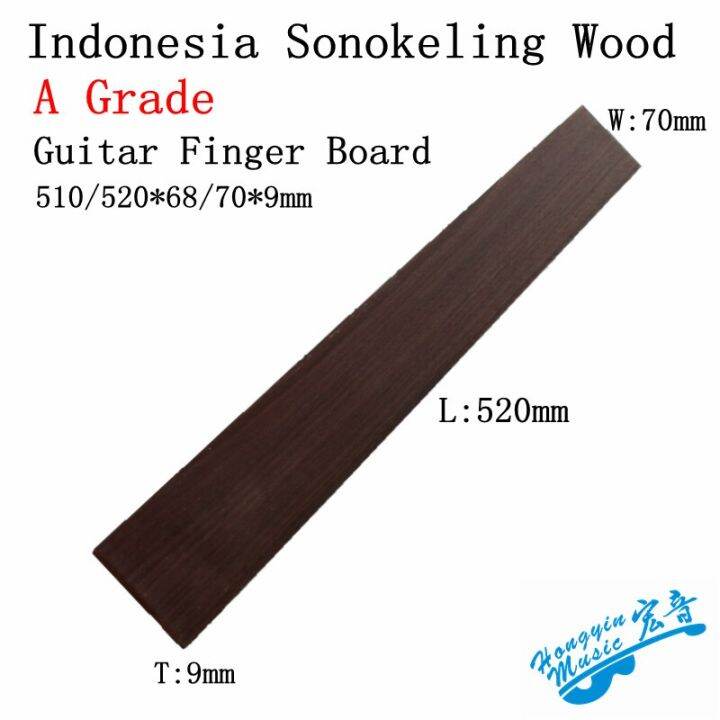 ทำด้วยมือเกรดหนึ่งในอินโดนีเซีย-sonokeling-กีตาร์ไม้-fingerboard-วัสดุ-diy-เครื่องดีดไม้ชิงชันกีตาร์อุปกรณ์520-70-10มม