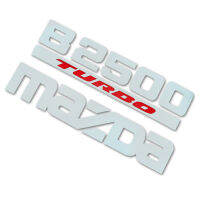 สติ๊กเกอร์ Sticker B2500 TURBO MAZDA  ขนาด 27x10 cm. สีบร์อนแดง 1ชิ้น  Mazda FIGHTER B2500 Fighter มาสด้า ไฟเตอร์ 2ประตู 4ประตู ปี 1998 - 2006 รถกระบะ สินค้าราถูก คุณภาพดี  Sticker