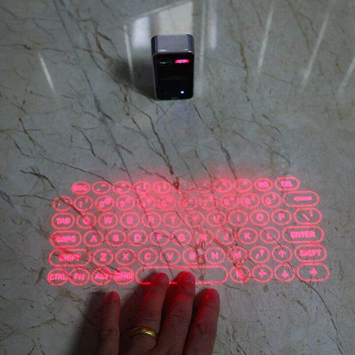 Portable Bluetooth Virtual Laser Keyboard Lazer Projector Wireless
