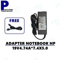 คุณภาพดี  ADAPTER NOTEBOOK HP 19V4.74A*7.4X5.0  / สายชาร์จโน๊ตุ๊คเอชพี + แถมสายไฟ มีการรัประกันคุณภาพ  ฮาร์ดแวร์คอมพิวเตอร์