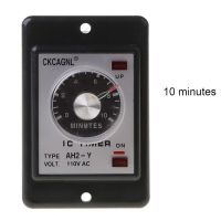 【Discount】 Power On Delay Timer อุปกรณ์รีเลย์เวลาความแม่นยำสูง1/10/30วินาที10/30นาที AC 110V AH2-Y