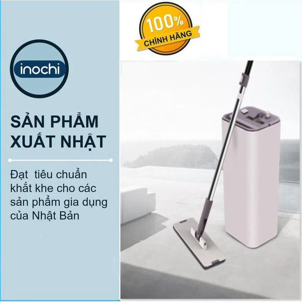 Bộ Cây Lau Nhà Tự Vắt Thông Minh Inochi Mop-Z9 Hàng Xuất Nhật | Lazada.Vn