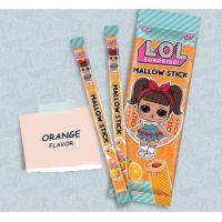 [โปรโมชั่นสุดคุ้ม]  LOLL LOLLESTIC MARSH MALLOLING Jelly Orange Scent OK 1 Pack 10 Rods แอล โอ แอล แมลโล สติ๊ก มาร์ชแมลโล สอดไส้เจลลี่ กลิ่นส้ม ตรา โอเค 1แพ็ค 10แท่งJR6.3242✨สินค้าแนะนำ✨