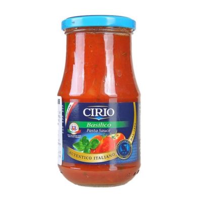 Premium import🔸( x 1) Cirio Pasta Sauce 420 g. ซอสสำเร็จรูป ต้นตำรับอิตาลีแท้ๆ 100% ซีรีโอ  เบซิล [CI27]