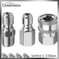 3pcs/set Stainless Steel 3/8 Quick Disconnect NPT Pressure Washer Adapters