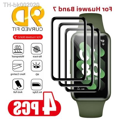✣ 9D Curved Protective Film for Huawei Band 7 Scratch-resistant Full Coverage Screen Protector Cover for Huawei Band 7 Soft Film