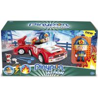 Pinypon Action Vehicle Fire Engine ​ตุ๊กตาพินนีพอน รถดับเพลิง มีรถพ่วง ของแท้