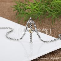 ✕☒№ David Yurman cross necklace euramerican popularity lexus new line X pendant paragraphs retro cross-border electricity