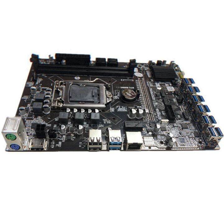 b250c-miner-motherboard-sata-15pin-to-6pin-cable-sata-cable-switch-cable-12-pcie-to-usb3-0-gpu-slot-lga1151-ddr4-for-btc