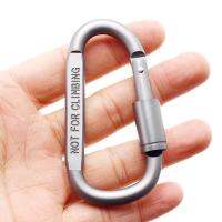 พวงกุญแจลิงค์ด่วนล็อคอลูมิเนียม D-Ring Lockingห่วงแขวน ตะขอแขวน ห่วงคล้อง สำหรับห้อยอุปกรณ์ต่างๆ