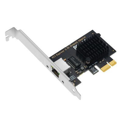 SSU PCI Express Network Card 2.5Gbps Gigabit Ethernet PCIE Network Card LAN Adapter 1 Port RJ45 for I225V Chips for Desktop PC