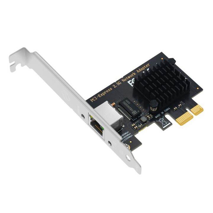 SSU PCI Express Network Card  Gigabit Ethernet PCIE Network Card LAN  Adapter 1 Port RJ45 for I225V Chips for Desktop PC 