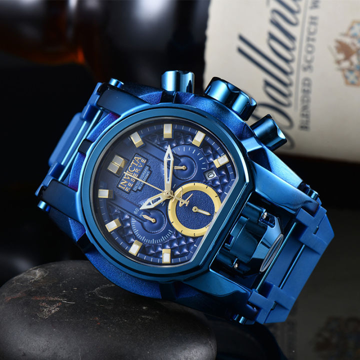 พรีเมี่ยม-invicta2022นาฬิกาสแตนเลสผู้ชายควอตซ์นาฬิกาถนนธุรกิจนาฬิกาข้อมือผู้ชายนาฬิกาที่มีคุณภาพสูง5รูปแบบ