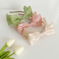 【CC】 Spring/Summer Gir Headbands L High-Grade Silk Headband Color Hair Band Diademas Para El Pelo Mujer ободок 머리띠