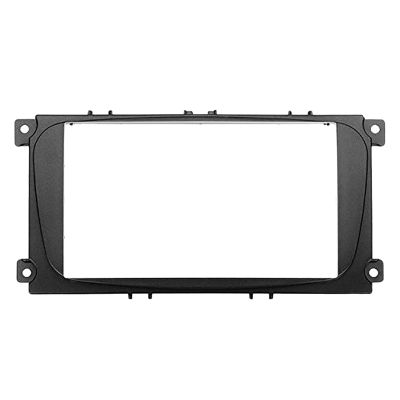 2 Din Car DVD Radio Frame for Ford Focus II C-Max S-Max Fusion Stereo Panel Dash Mount Double Din Fascia Install Kit Refit Frame