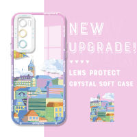 เคสโทรศัพท์มือถือสำหรับ Vivo V20 V20 2021 V20 SE ต้นฉบับกันกระแทกกรณีที่ยอดเยี่ยมปลอกอ่อนเคสมือถือใสป้องกันกล้องคลุมทั้งหมด