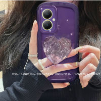 Phone Case เคส VIVO Y27 Y78 VIVOY27 5G 4G 2023 Ins สไตล์เรียบง่ายสีทึบโปร่งใสพร้อมเคสนิ่มปกป้องเลนส์นูนด้วยพลอยรัก