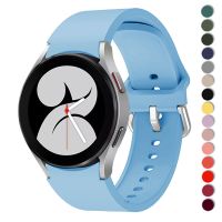 20mm Strap For Samsung Galaxy Watch 5 Pro 45mm 4 classic 46mm 42mm Silicone Sport correa Bracelet Galaxy Watch 4 44mm 40mm band Exercise Bands