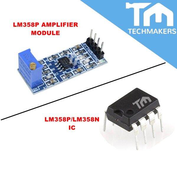 LM358P LM358N Dual Operational Amplifier Op-Amp DIP IC Chip 8-Pin ...