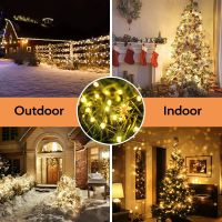 22m 200 LED Solar String Light Fairy Christmas Garland Outdoor Garden Decor Halloween Led Lights For Tree Street Bedroom Wedding