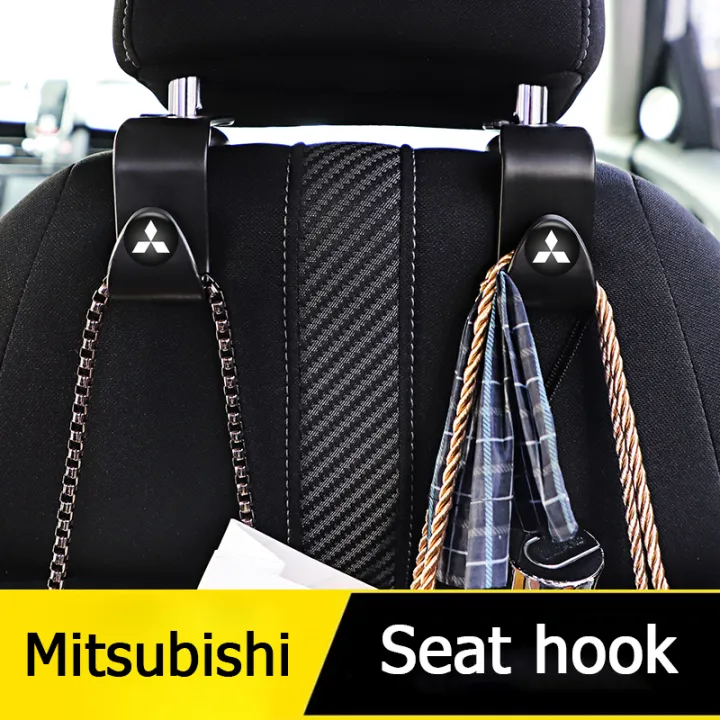 【Mitsubishi】2/4Pcs Car Hooks Seat Back Hooks Multifunctional Hook Car