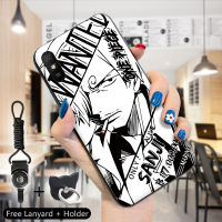 ORICO เคสมือถือเคสโทรศัพท์เคส  Xiaomi Redmi 9A (แหวนนิ้ว + เชือกเส้นเล็ก) การ์ตูนอะนิเมะOne Piece Luffy Zoroเคสโทรศัพท์สำหรับเด็กผู้ชาย Soft TPU ซิลิโคนกันกระแทกฝาหลัง