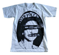 Sex Pistols God Save The Queen Johnny Rotten Sid Vicious เสื้อยืด เสื้อวง คอกลม สกรีนลาย ผู้ชาย ผู้หญิง