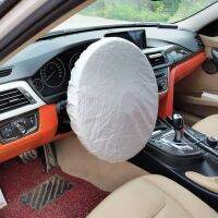 Auto Car Steering Wheel Sunshade Side Window Shade Silver Coated Cloth Steering Wheel Cover Sunscreen Insulation Side Sun Shade