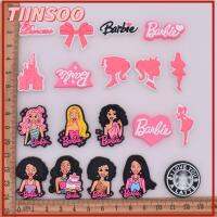 TIINSOO 20Pcs การ์ตูนอะนิเมะ เครื่องประดับตุ๊กตาบาร์บี้ DIY ตุ๊กตา3D คาวาอิ ตกแต่งเคสโทรศัพท์ เสน่ห์เสน่ห์ พีวีซีพีวีซี แพทช์พวงกุญแจต่างหูกิ๊บ ของขวัญของเล่นของเล่น