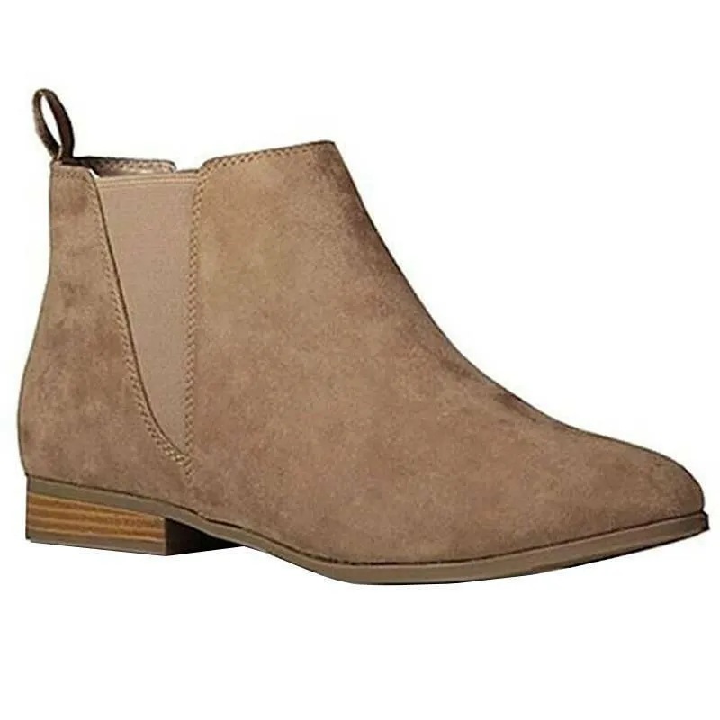 flat heel boots ladies