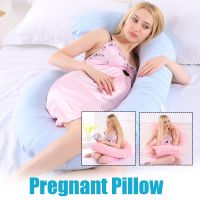 PLW หมอนรองครรภ์ 130x75cm Pregnant Pillow Women Sleeping Support Body Cotton Pillowcase C Shape Maternity Pillows Pregnancy Side Sleepers หมอนคนท้อง หมอนข้างคนท้อง