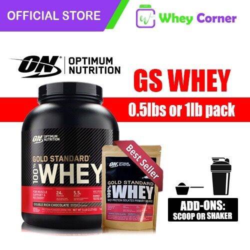 Optimum Nutrition GOLD Standard Whey Protein (1lb I 1/2 lb ) with