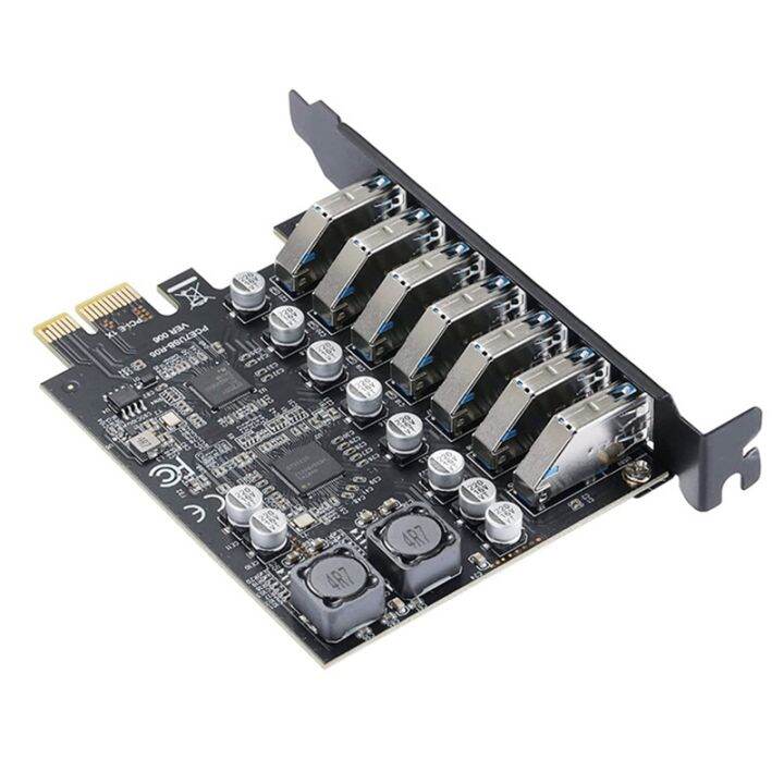 usb-3-2-pci-express-adapter-pci-e-to-7-ports-usb3-gen1-expansion-adapter-card-pci-e-extender-pci-express-card